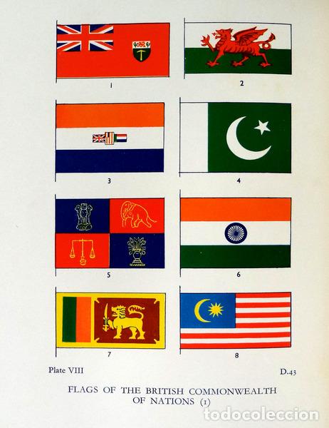 Libros antiguos: GRESHAM CARR. (H.) - FLAGS OF THE WORLD. - Foto 2