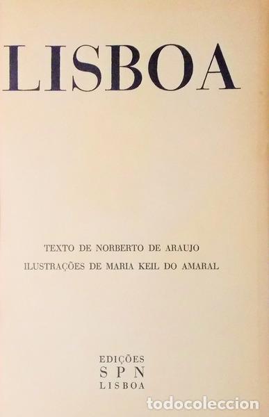 Libros antiguos: ARA&Uacute;JO. (Norberto de) - LISBOA. - Foto 2