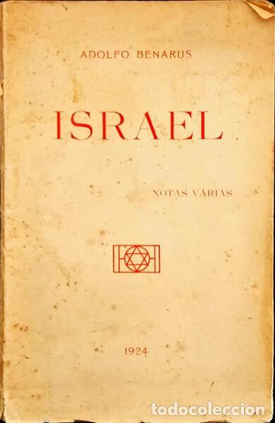 Libros antiguos: BENAR&Uacute;S. (Adolfo) - ISRAEL. - Foto 1