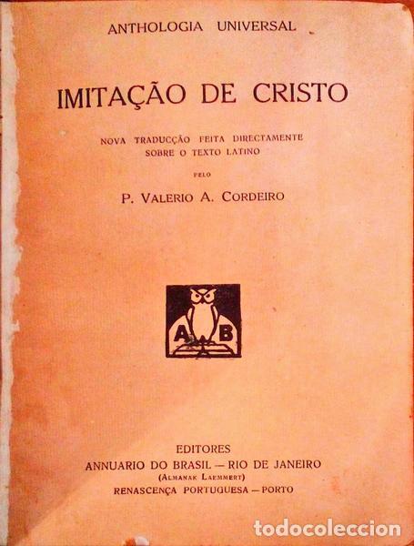 Libros antiguos: IMITA&Ccedil;&Atilde;O DE CRISTO. - Foto 1