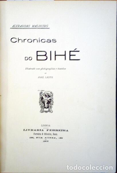 Libros antiguos: MALHEIRO. (Alexandre) - CHRONICAS DO BIH&Eacute;. - Foto 1