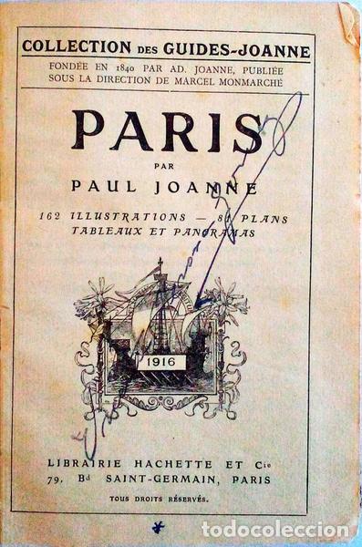 Libros antiguos: JOANNE. (Paul) - PARIS. - Foto 1