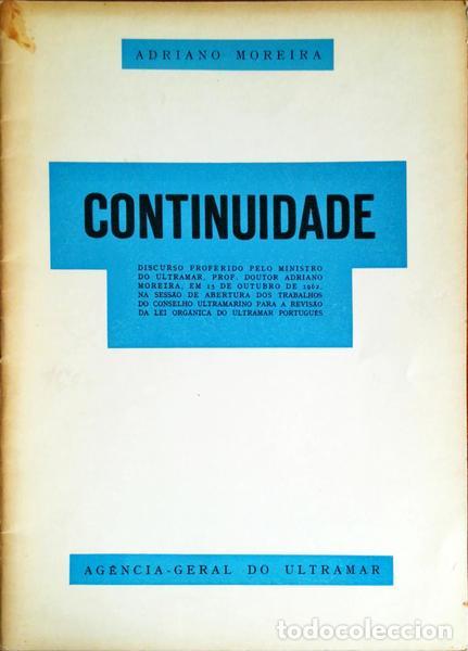 Libros antiguos: MOREIRA. (Adriano) - CONTINUIDADE. - Foto 1