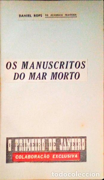 Libros antiguos: MANUSCRITOS (OS) DO MAR MORTO. - Foto 1