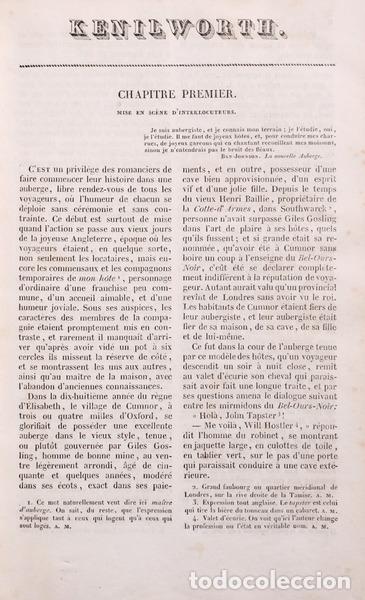 Libros antiguos: SCOTT. (Walter) - KENILWORTH. [2 OBRAS] - Foto 2