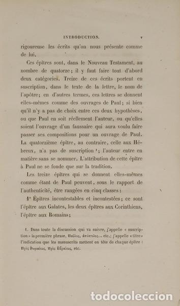 Libros antiguos: RENAN. (Ernest) - SAINT PAUL. - Foto 2