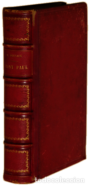 Libros antiguos: RENAN. (Ernest) - SAINT PAUL. - Foto 3