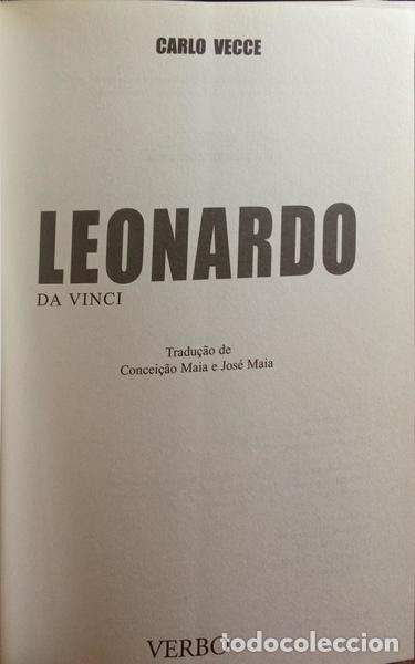 Libros antiguos: VECCE. (Carlo) - LEONARDO DA VINCI. - Foto 2
