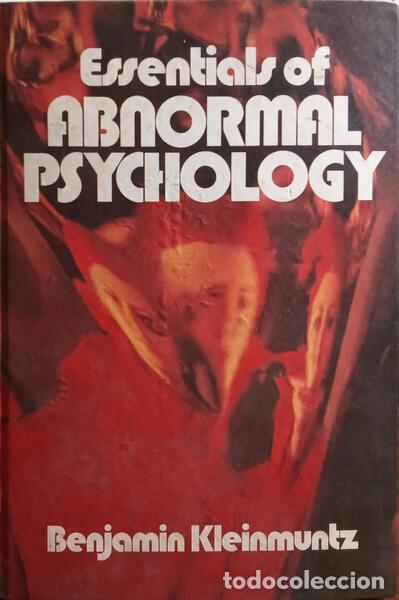 Livros antigos: KLEINMUNTZ. (Benjamin) - ESSENTIALS OF ABNORMAL PSYCHOLOGY.