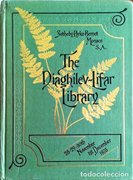 Antiquarische B&uuml;cher: CATALOGUE OF DIAGHILEV-LIFAR LIBRARY: Ordre Des Vacations.