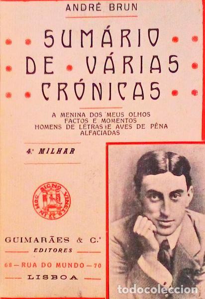 Libros antiguos: BRUN. (Andr&eacute;) - SUM&Aacute;RIO DE V&Aacute;RIAS CR&Oacute;NICAS. - Foto 1