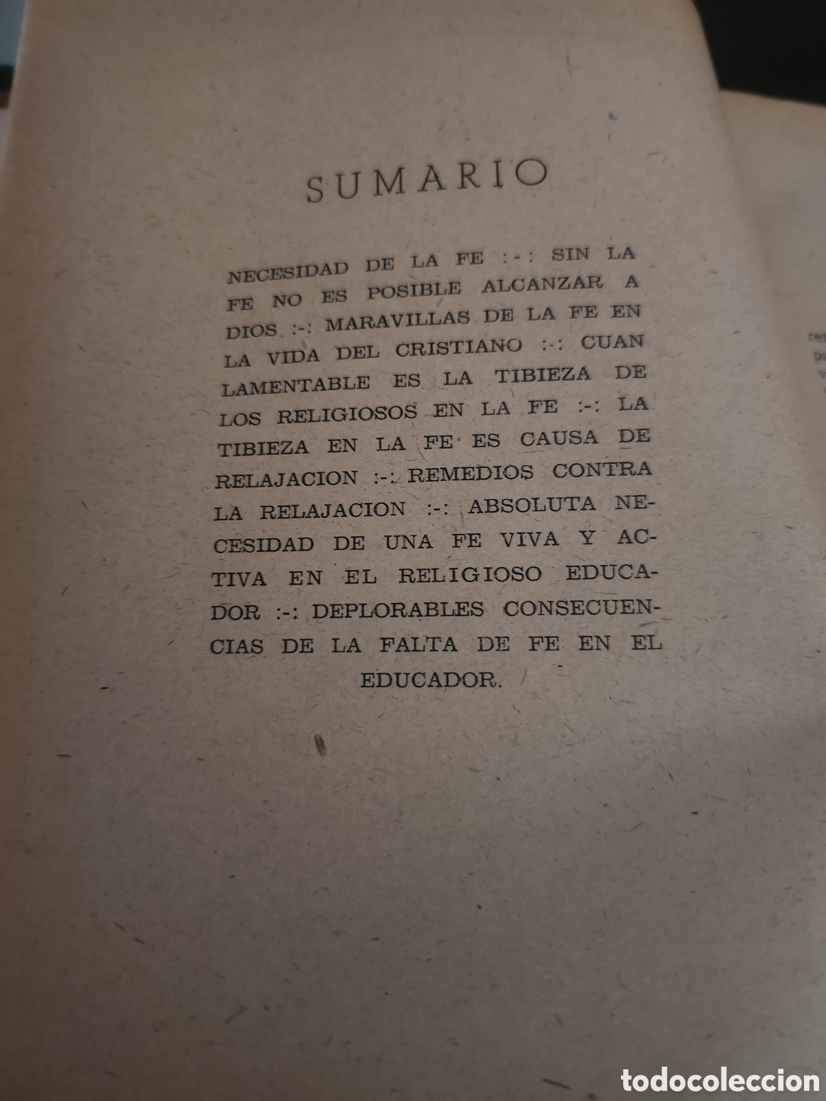 Libros antiguos: Circulares selectas - Acerca de la vida y de la Fe - Foto 2