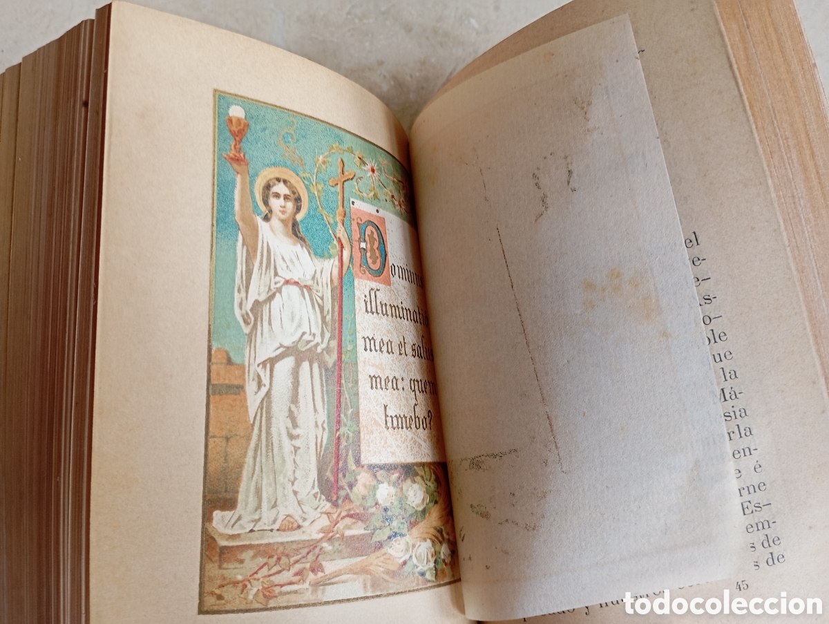 Libros antiguos: Eucologio romano. Devocionario completo - Foto 5
