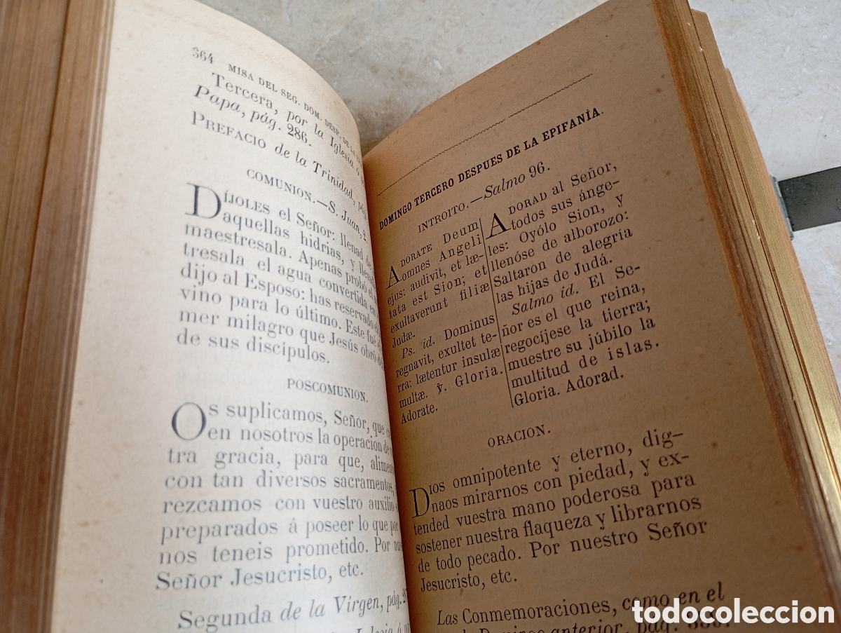 Libros antiguos: Eucologio romano. Devocionario completo - Foto 6
