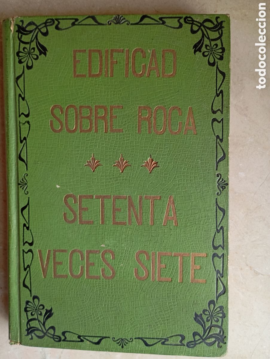 Libros antiguos: Las par&aacute;bolas de la Biblia - Edificada sobre roca - Foto 1