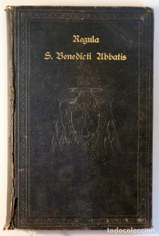 Libros antiguos: REGULA S. BENEDICTI ABBATIS - Romae 1901 - Foto 1