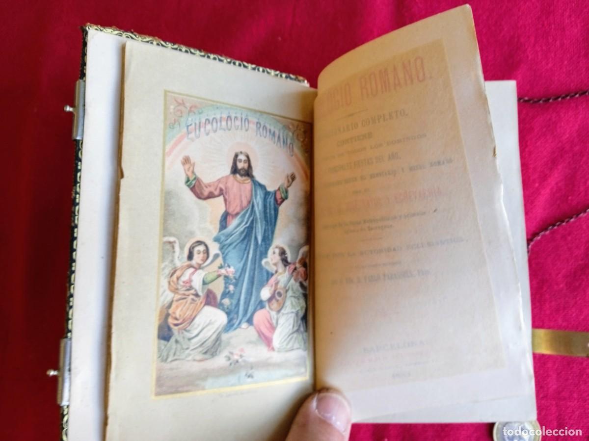 Libros antiguos: Libro antiguo religioso Eucologio 1883 - Foto 5
