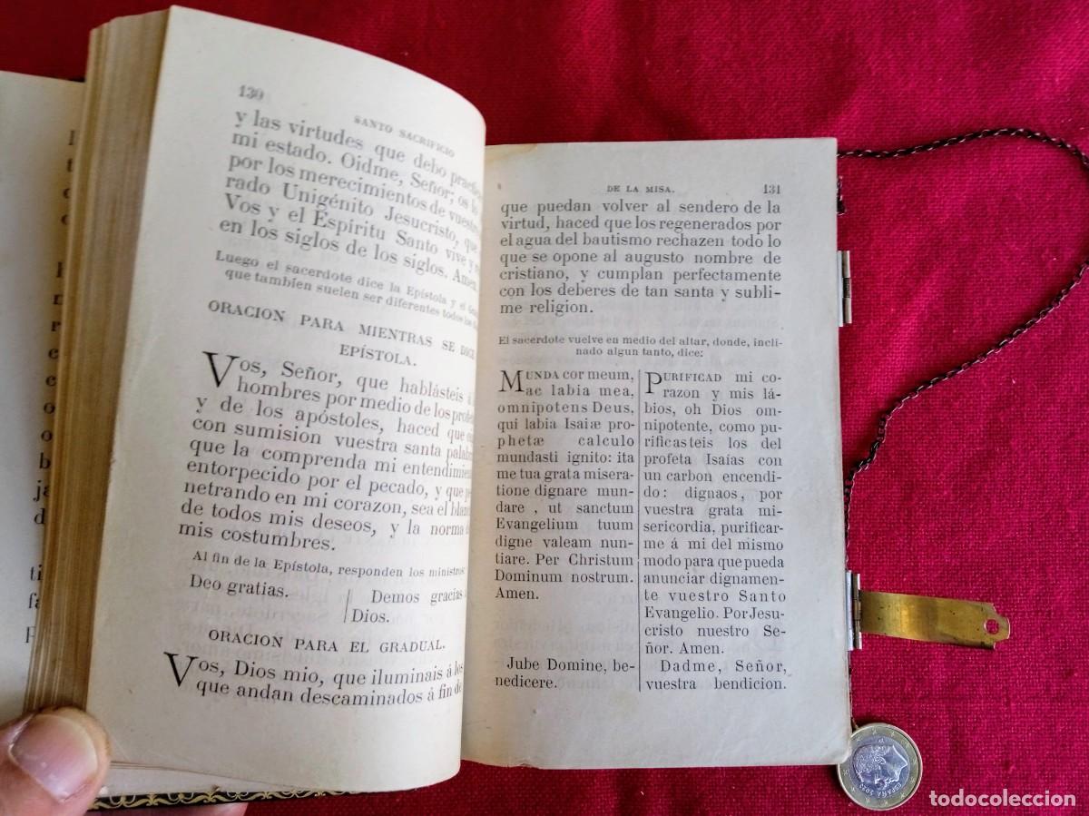 Libros antiguos: Libro antiguo religioso Eucologio 1883 - Foto 8