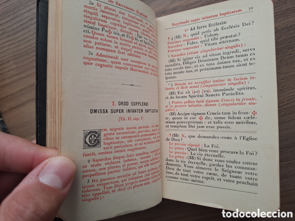 Libros antiguos: Manuale Rituum, a&ntilde;o 1927 - Foto 6