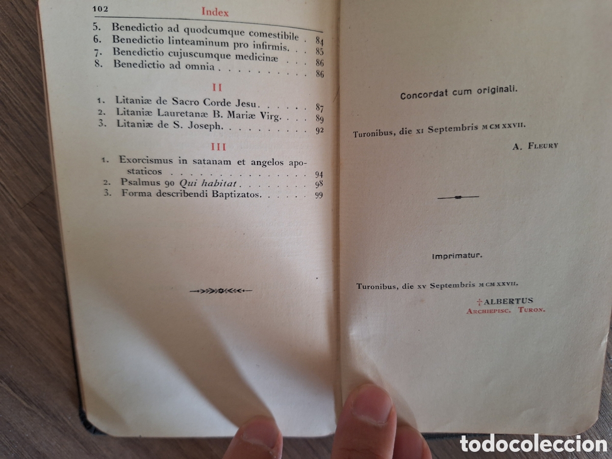 Libros antiguos: Manuale Rituum, a&ntilde;o 1927 - Foto 7