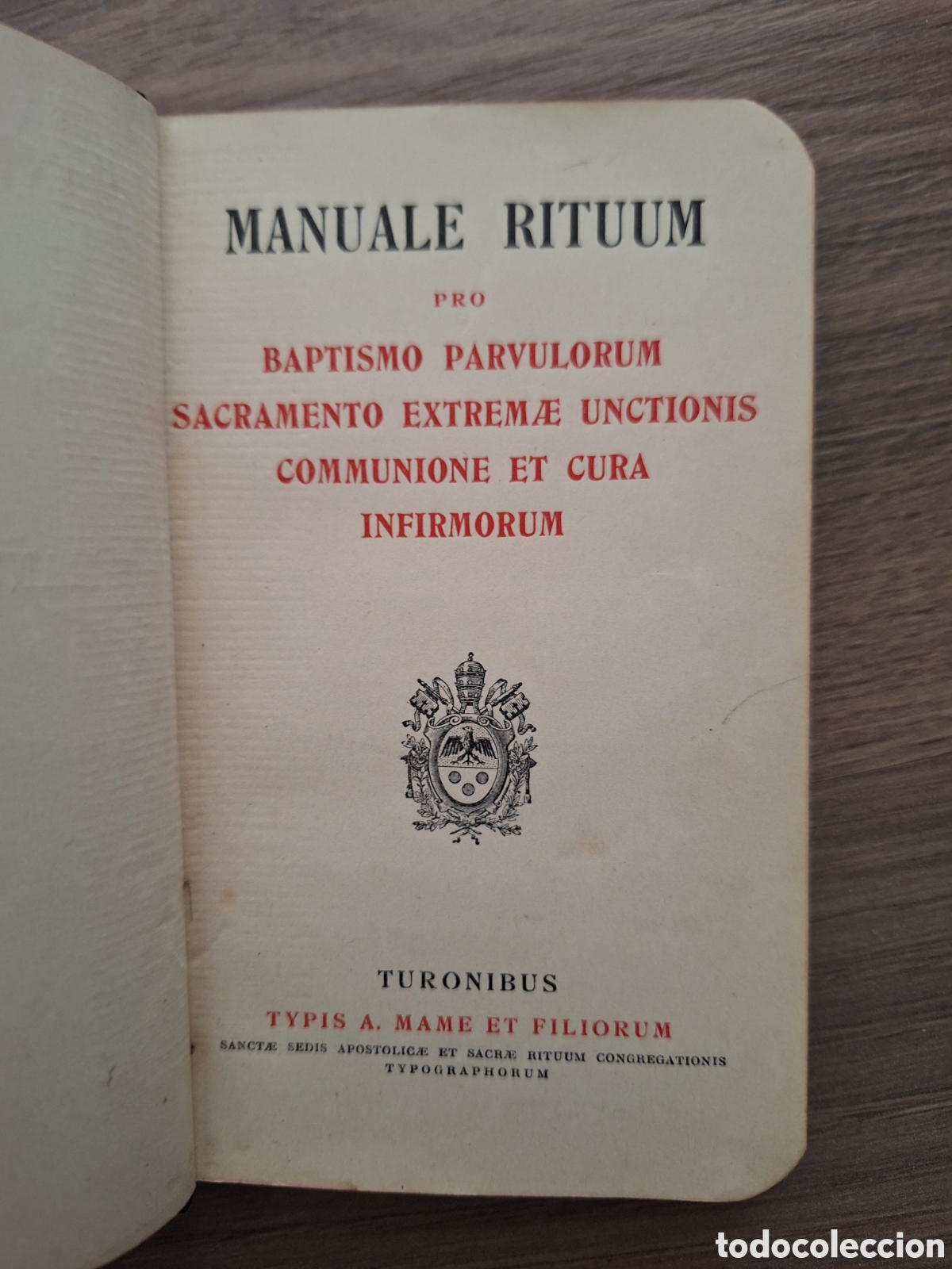 Libros antiguos: Manuale Rituum, a&ntilde;o 1927 - Foto 1