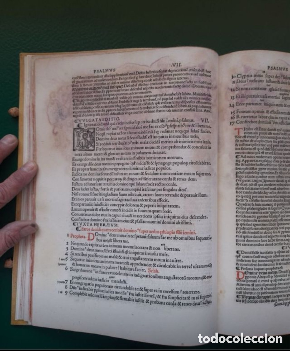 Libros antiguos: Libro de los Salmos a&ntilde;o 1530 - Foto 2
