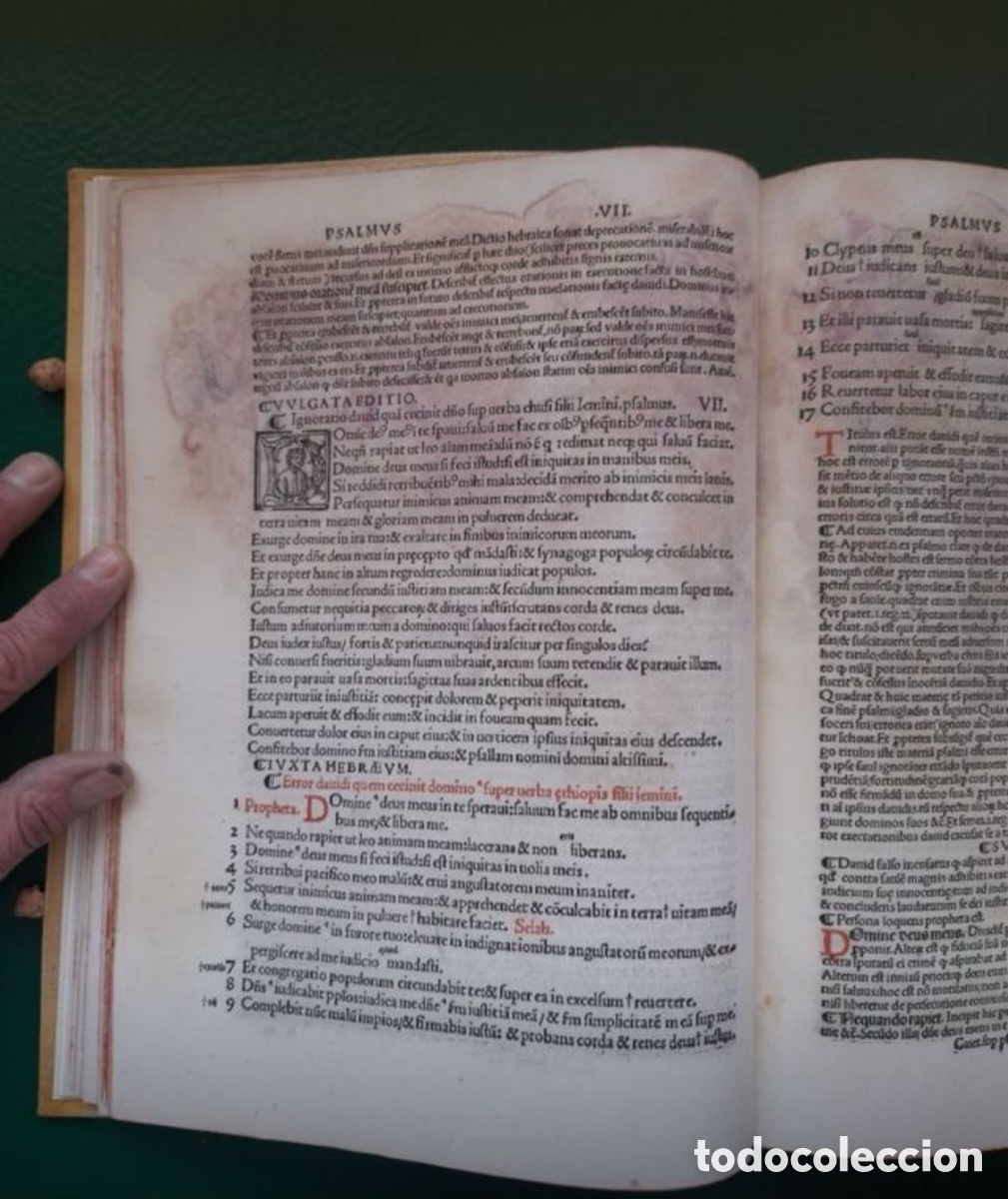 Libros antiguos: Libro de los Salmos a&ntilde;o 1530 - Foto 4