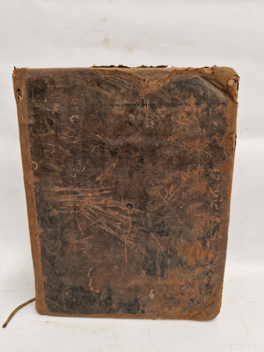 Libros antiguos: Antiguo Misal Romano en lat&iacute;n, encuadernaci&oacute;n original en piel, m&uacute;sica y cantos