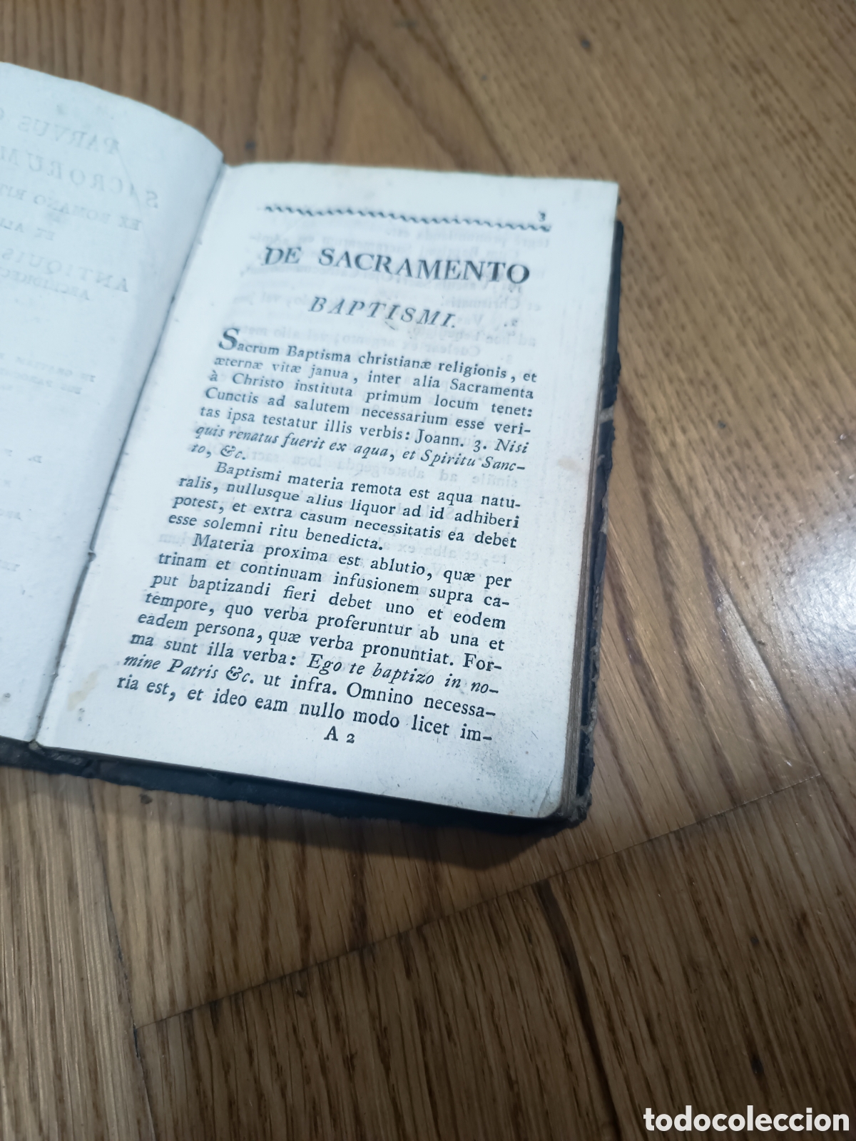 Libros antiguos: Parvus codex SACRORUM RITUUM - Foto 3
