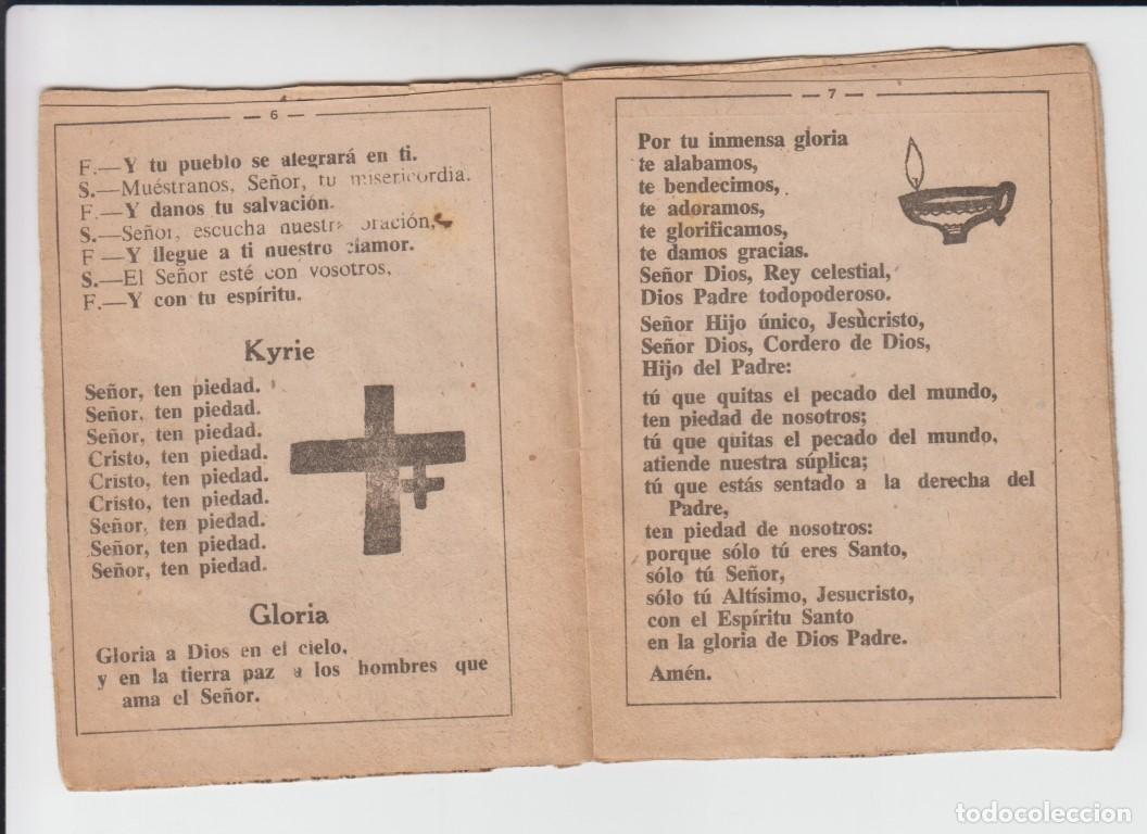 Libros antiguos: Librillo MISA EN CASTELLANO - Foto 3