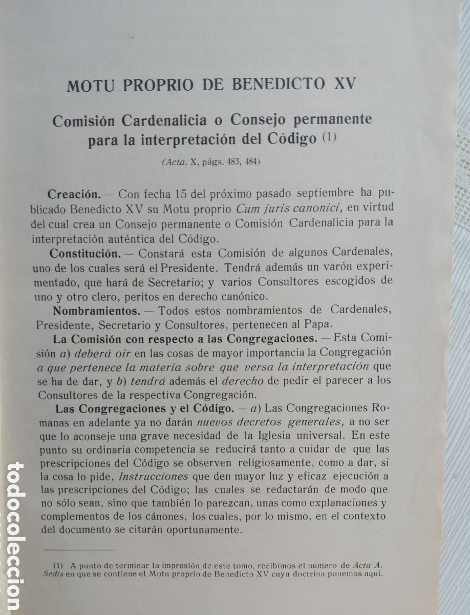 Libros antiguos: 1917.INSTITUCIONES CAN&Oacute;NICAS. - Foto 8