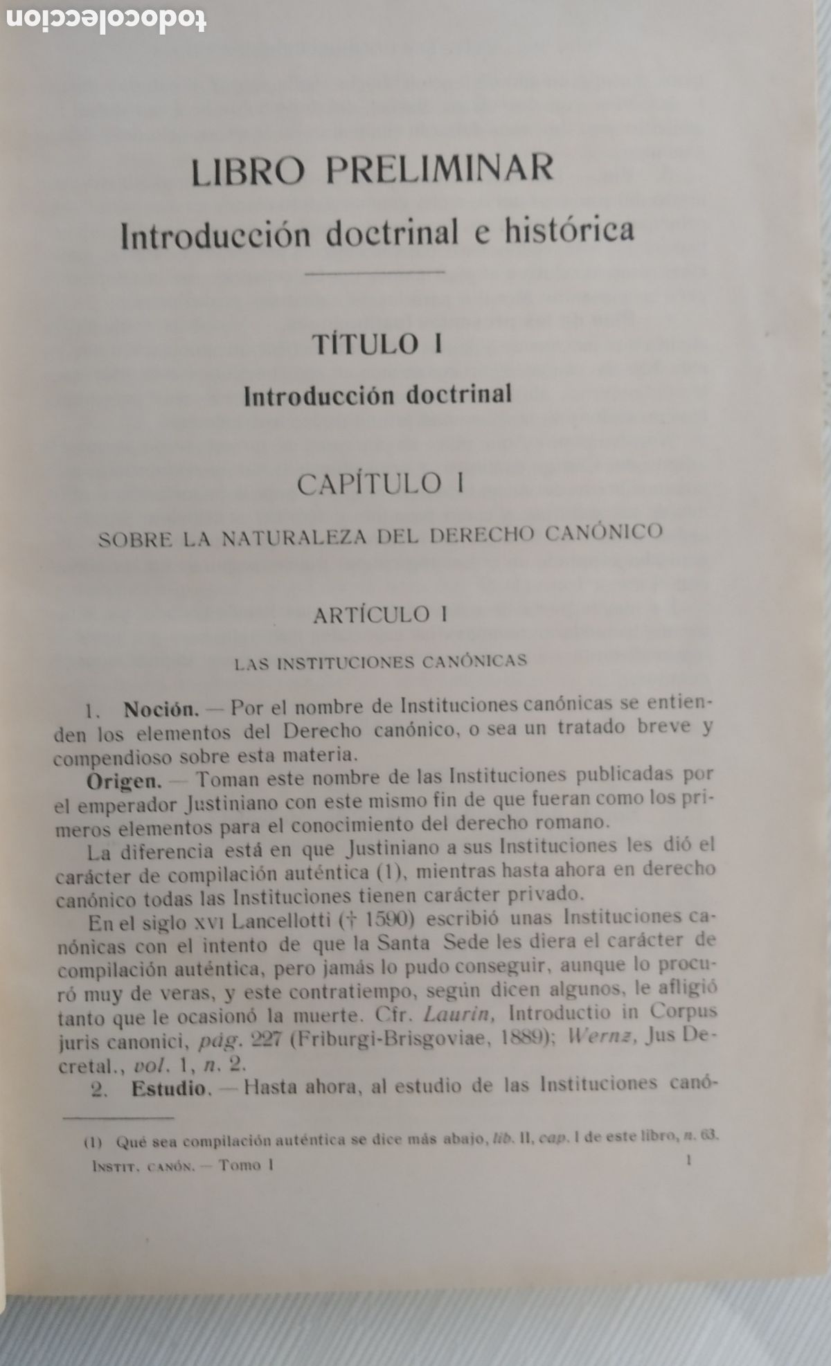 Libros antiguos: 1917.INSTITUCIONES CAN&Oacute;NICAS. - Foto 9