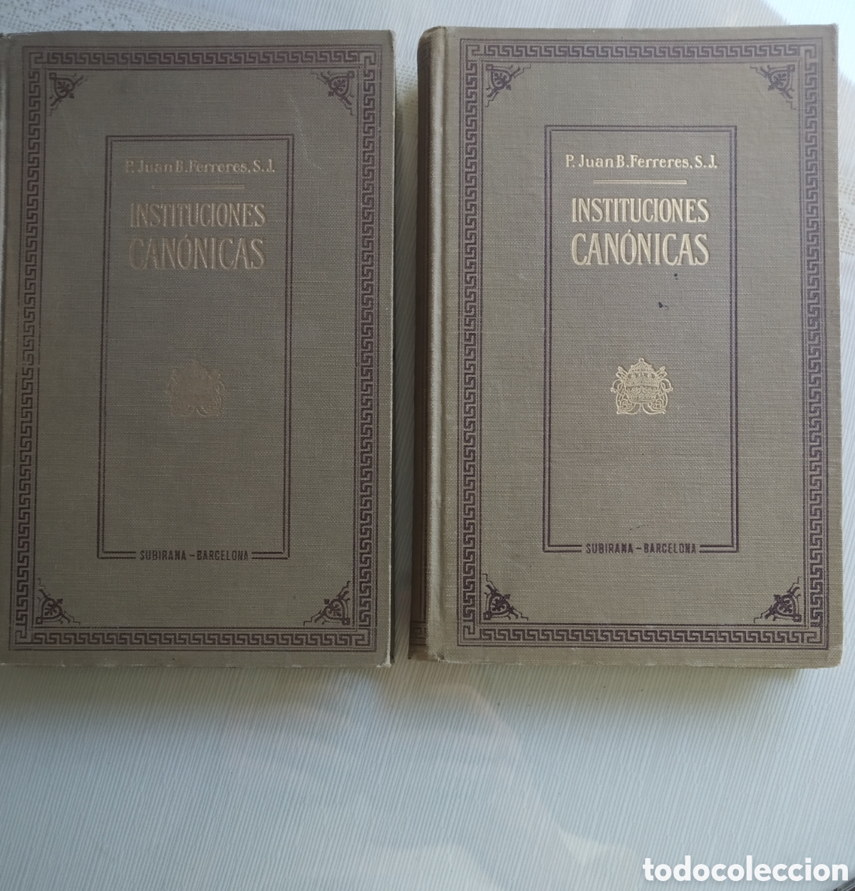 Libros antiguos: 1917.INSTITUCIONES CAN&Oacute;NICAS. - Foto 1