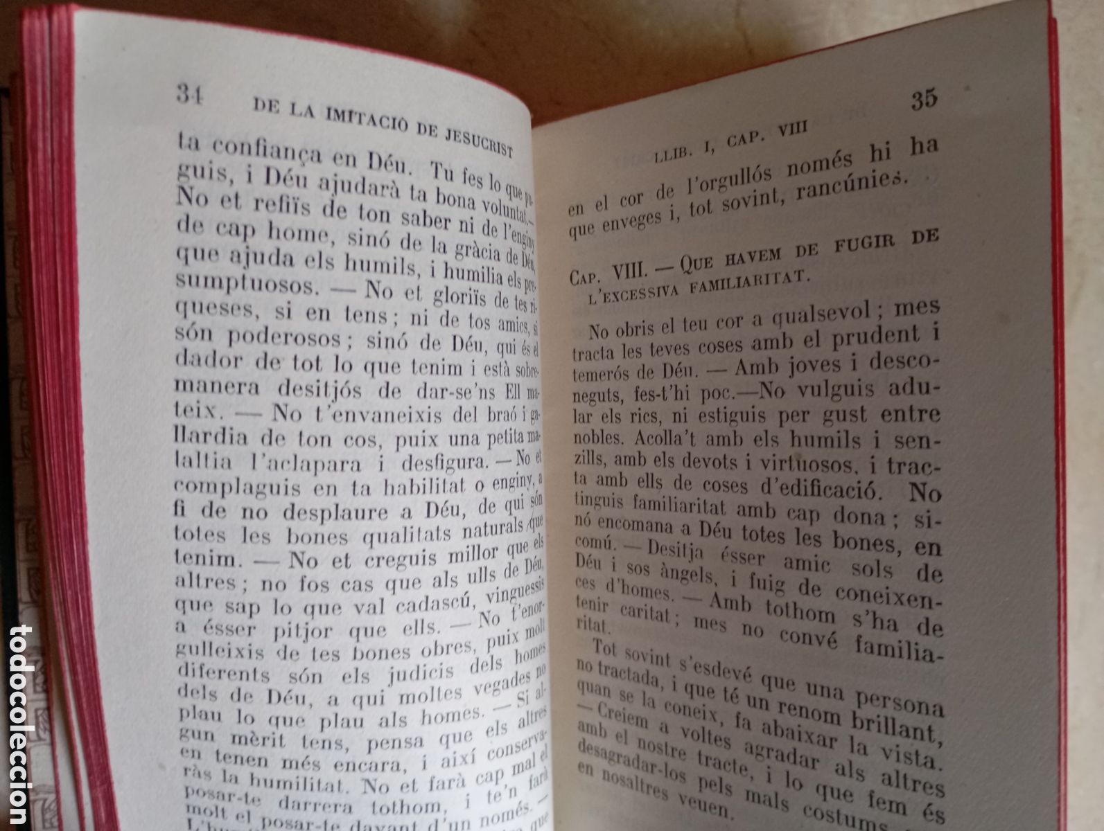 Libros antiguos: Tom&agrave;s de Kempis, La imitaci&oacute; de Jesucrist - Foto 3