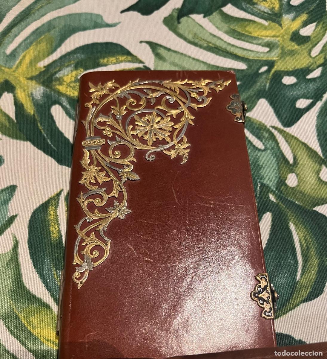 Libros antiguos: Devocionario 1888 piel y plata - Foto 1