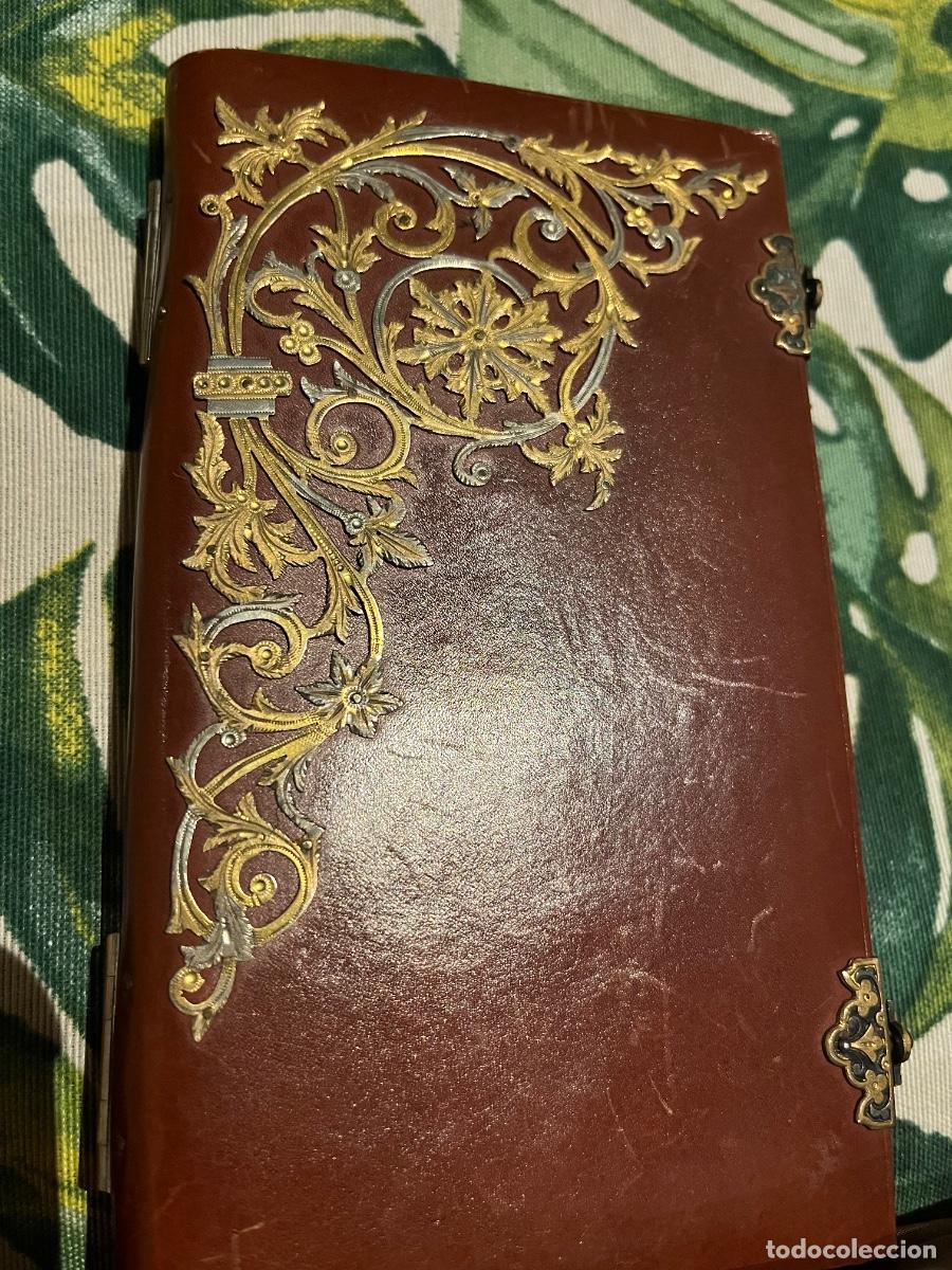Libros antiguos: Devocionario 1888 piel y plata - Foto 2