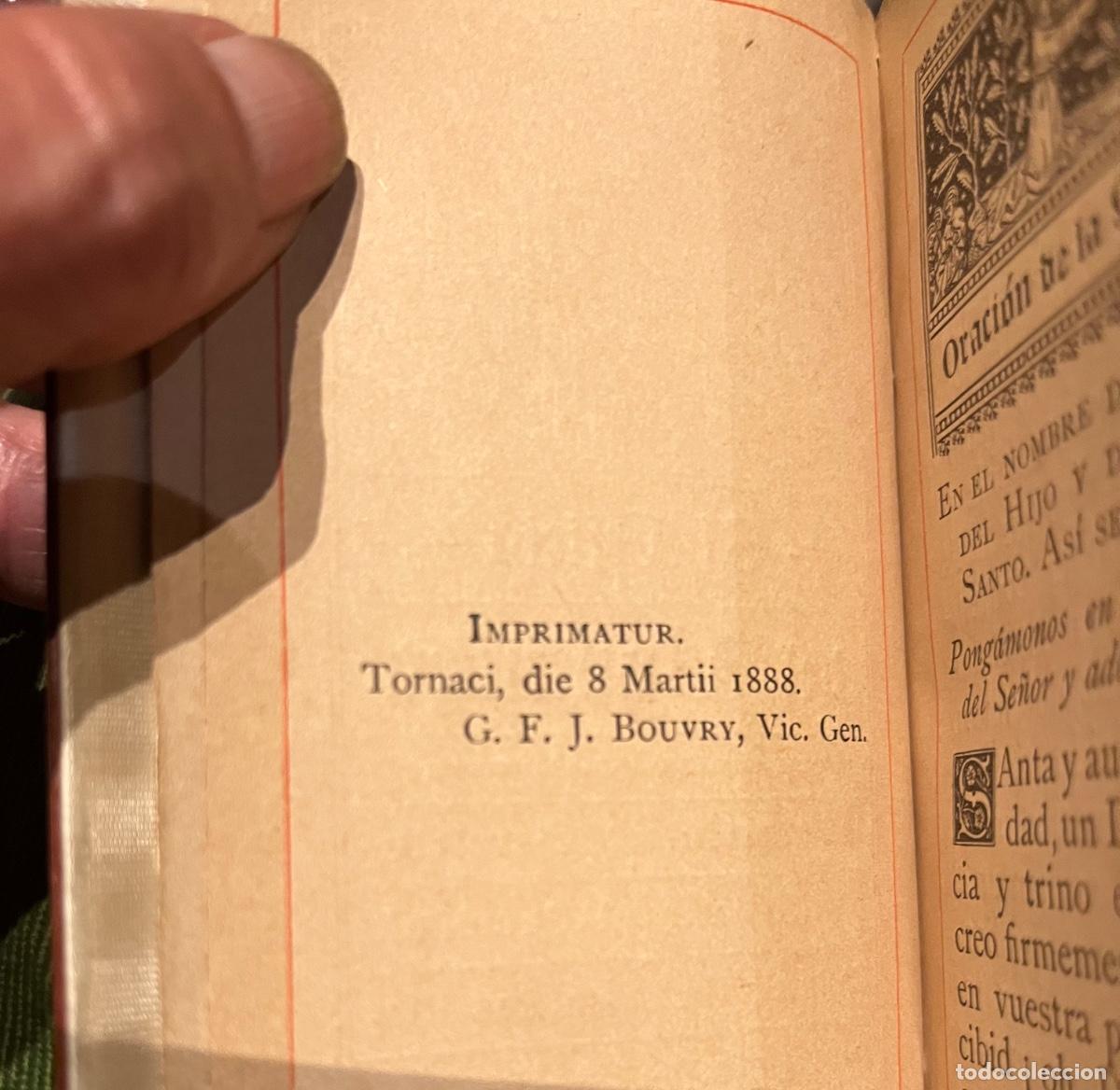 Libros antiguos: Devocionario 1888 piel y plata - Foto 8