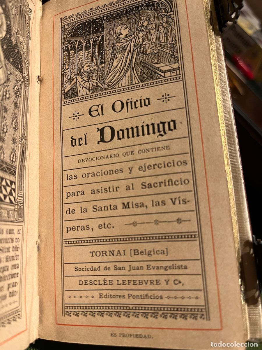 Libros antiguos: Devocionario 1888 piel y plata - Foto 9