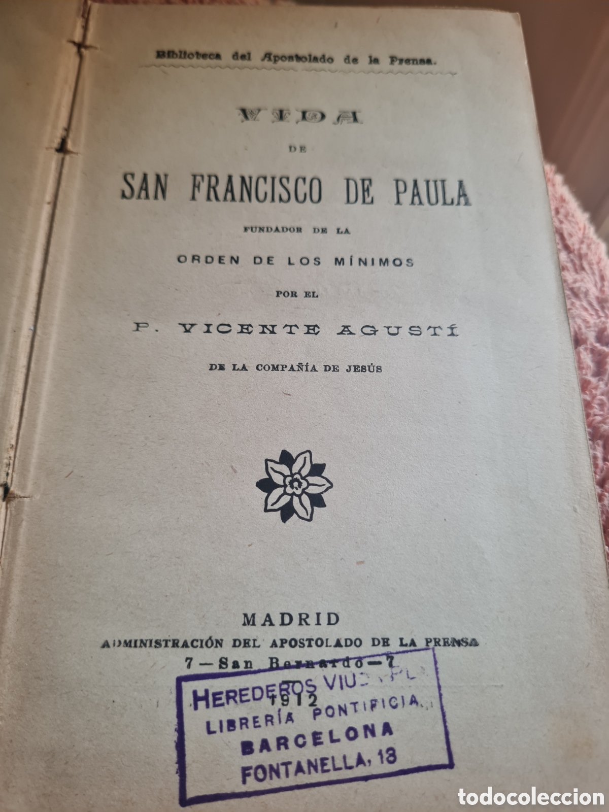 Libros antiguos: VIDA DE SAN FRANCISCO DE PADULA - Foto 2