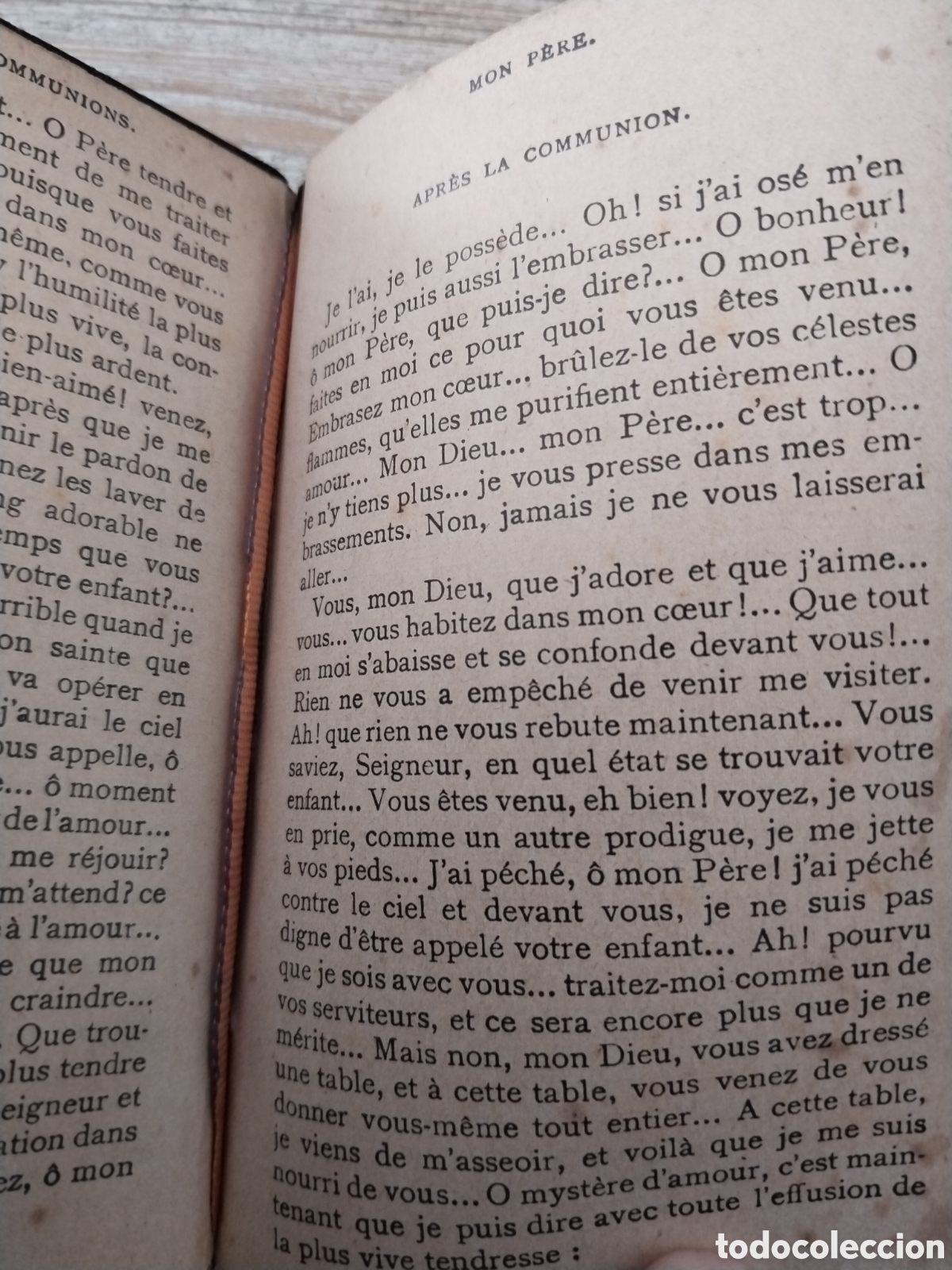 Libros antiguos: Las Comuniones Fervientes. Libro en franc&eacute;s - Foto 2