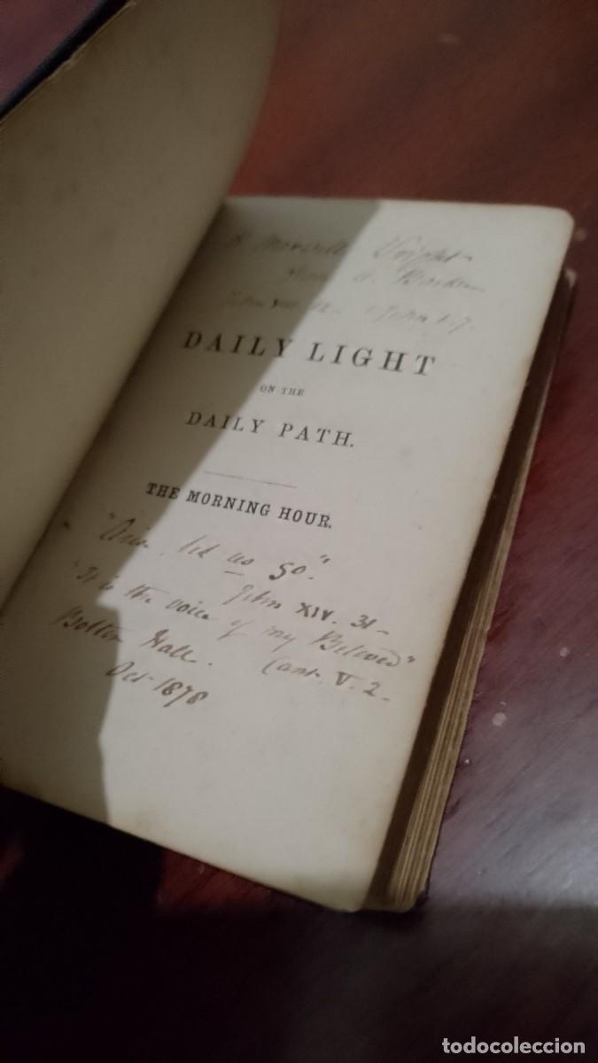 Libros antiguos: Daily Light on the Daily Path a Devotional text hour - Foto 4
