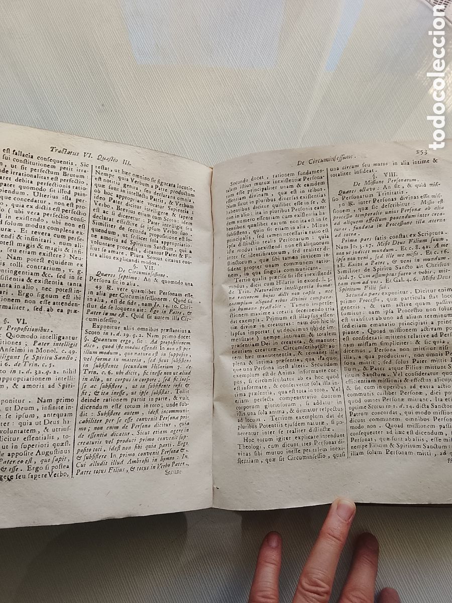 Libros antiguos: 1744. INSTITUTIONIS THEOLOGICAE ABONONIA. - Foto 7