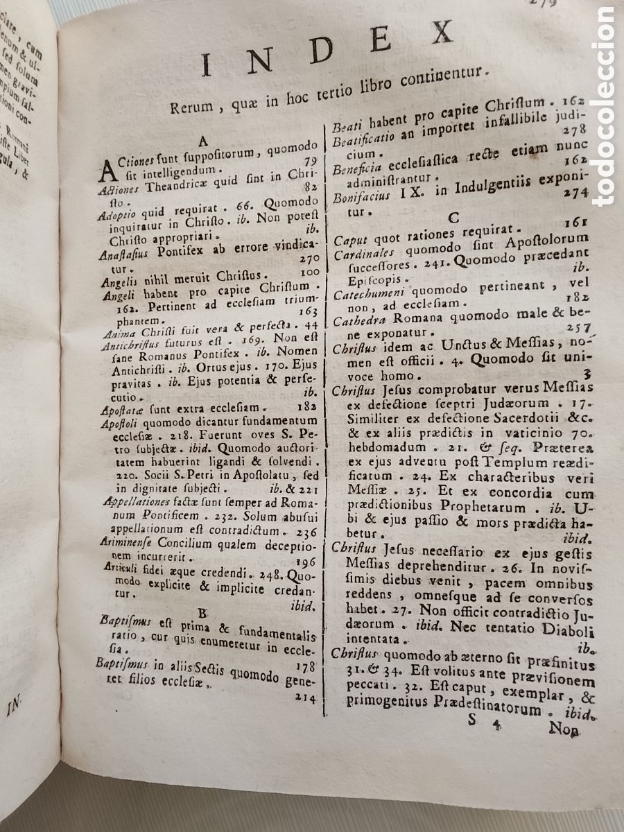 Libros antiguos: 1744. INSTITUTIONIS THEOLOGICAE ABONONIA. - Foto 10