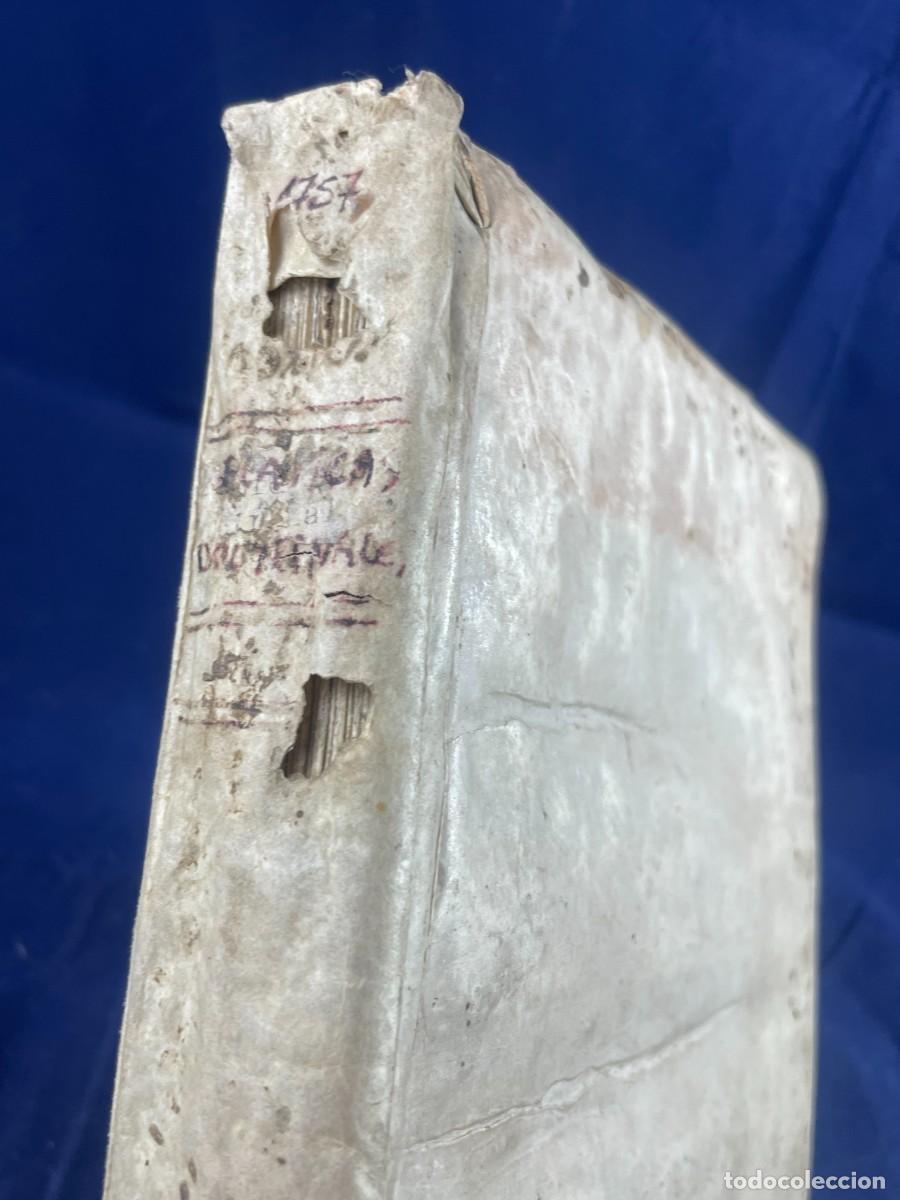 Libros antiguos: Pl&aacute;ticas Doctrinales IV, Fray Francisco Miguel Echeverz, Madrid 1758, pergamino. Libro antiguo