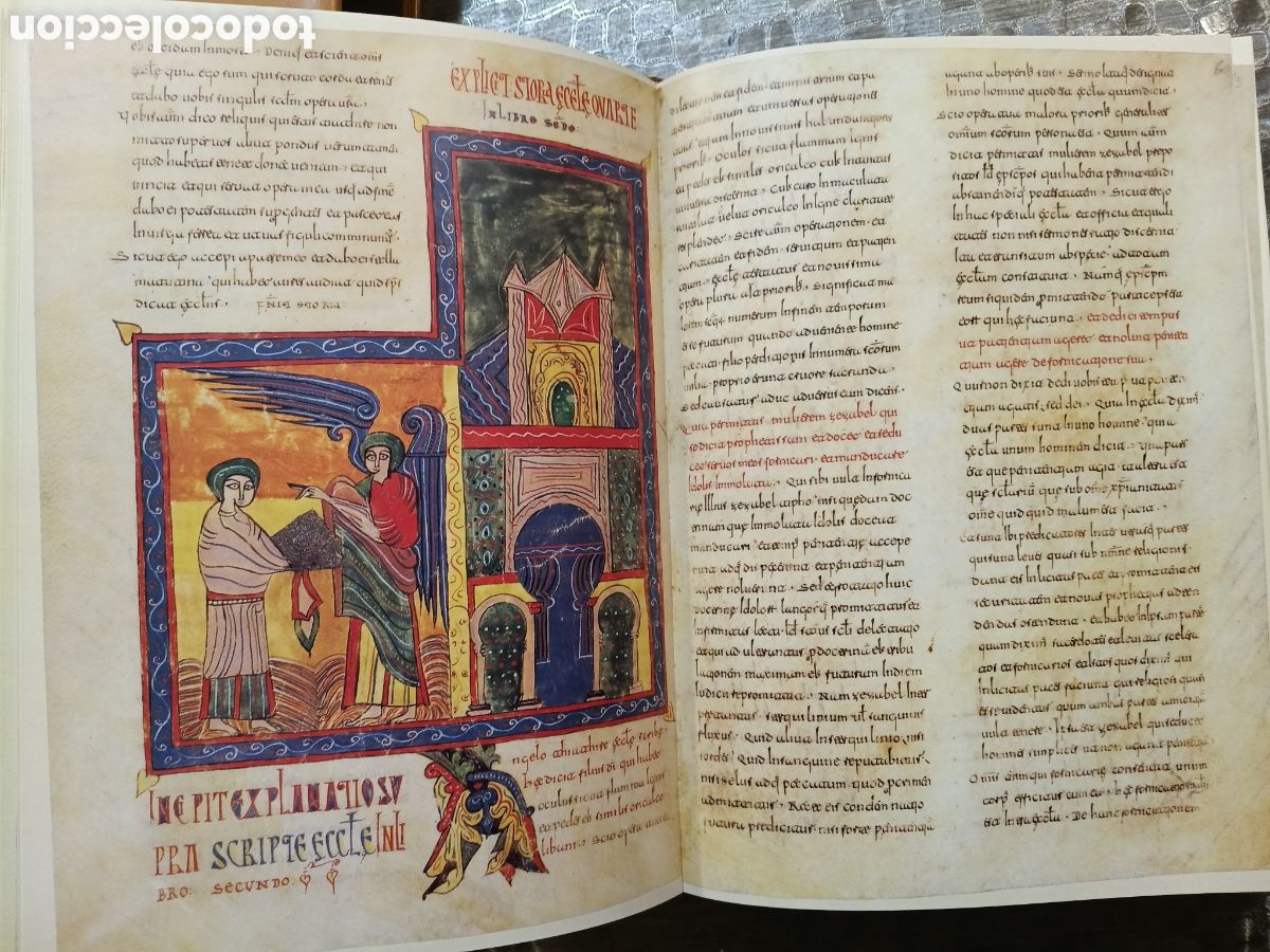 Libros antiguos: Beato de Valcavado facsimil - Foto 5
