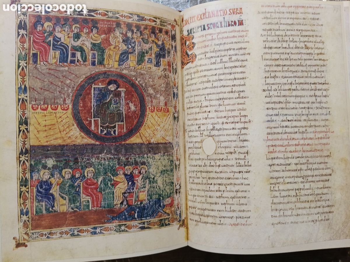 Libros antiguos: Beato de Valcavado facsimil - Foto 6