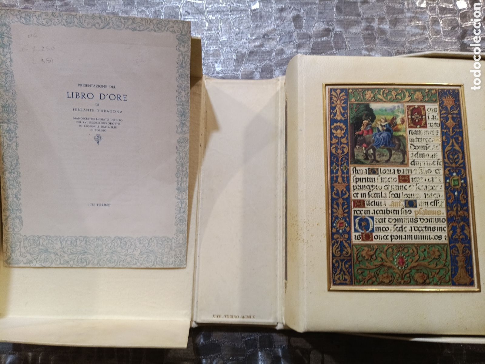 Libros antiguos: IL LIBRO DORE DI FERRANTE DARAGONA. facsimil. - Foto 2