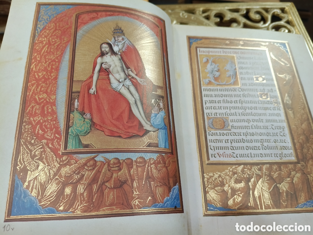 Libros antiguos: LIBRO DE HORAS DE ROTHSCHILD, facsimil. - Foto 6