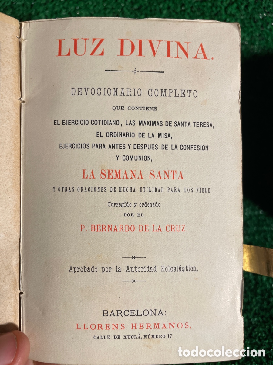 Libros antiguos: Luz Divina Devocionario Completo - A3 - Foto 6
