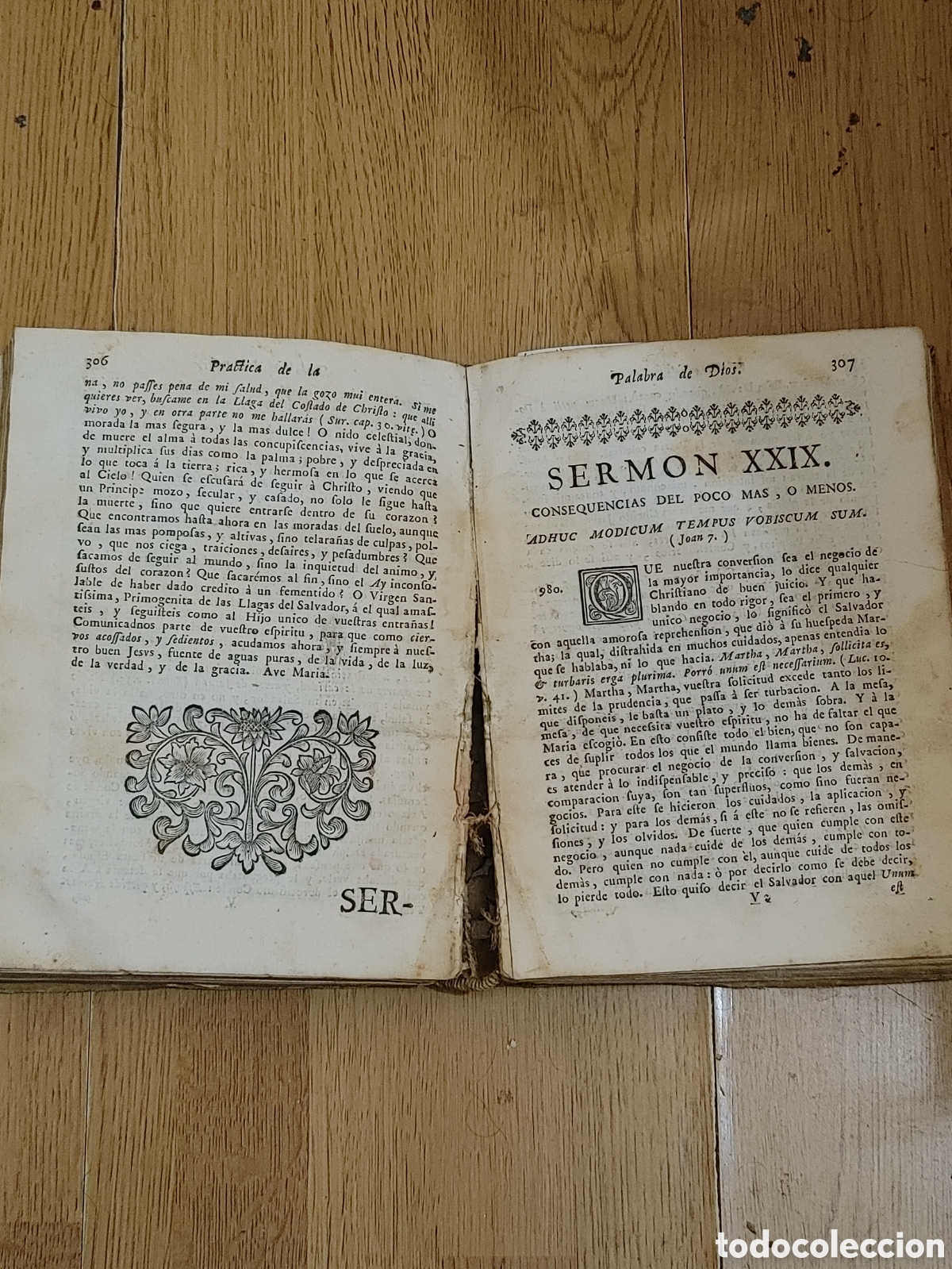 Libros antiguos: PRACTICA DE LA PALABRA DE DIOS . A&ntilde;o de 1753. - Foto 5